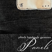 a pair of jeans with a label on them